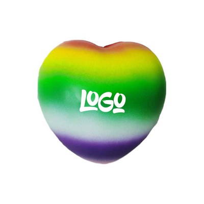 Rainbow Sweet Heart Stress Reliever Toy