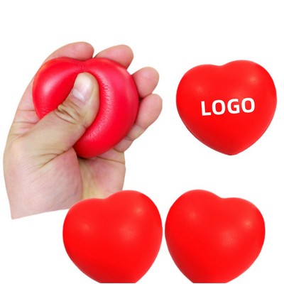 PU Foam Heart Stress Balls