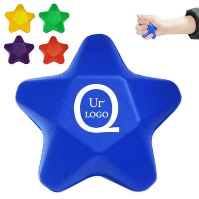 2.17" Five-Pointed Star Stress Ball