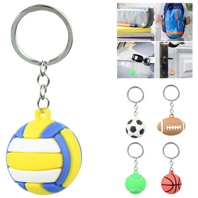 Stress Reliever Ball Key Chain