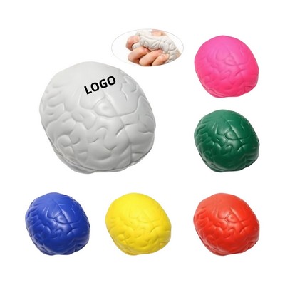 PU Brain Shaped Stress Ball