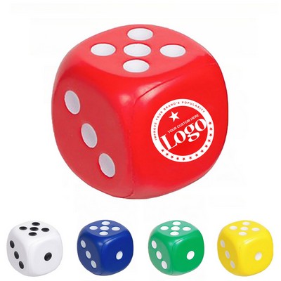 Dice Shaped Round Corner Cube Stress Reliever
